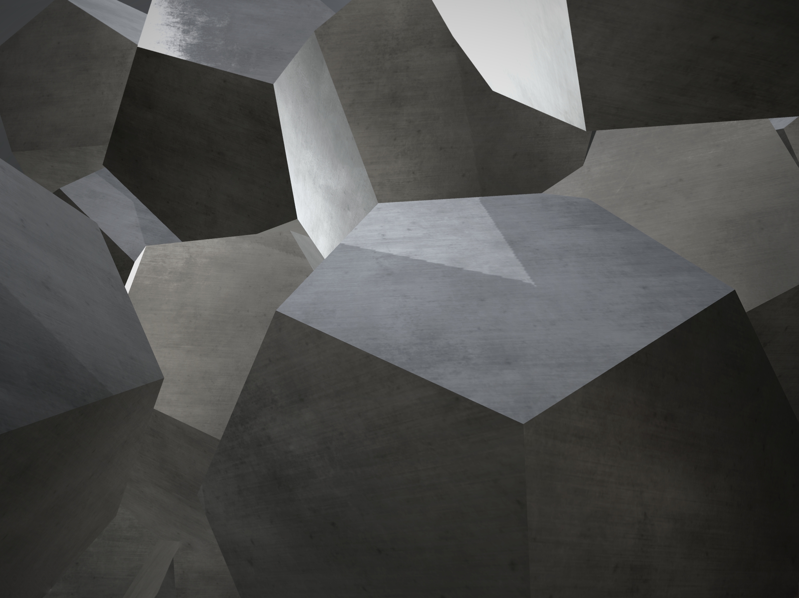 Sven Teuber – Six Cubes, Geometrischer Solitär im Raum